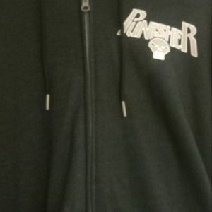 Marvel Punisher Zippered Sweatshirt